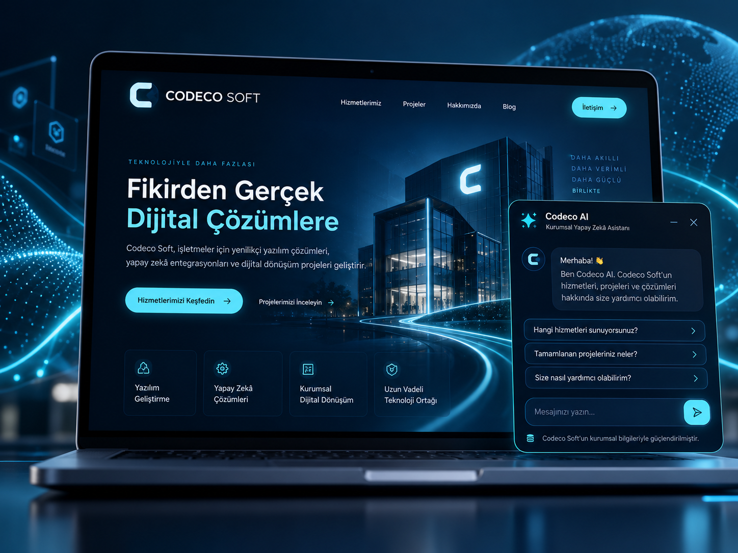 Codeco AI – Kurumsal Yapay Zekâ Chatbotu